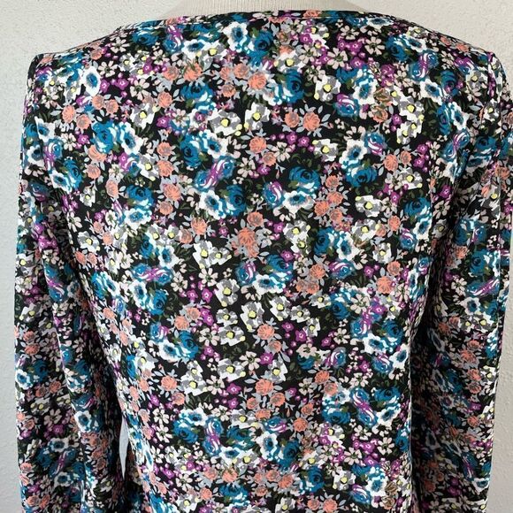 Mudd Floral Button Down Top Size M EUC - Picture 7 of 8